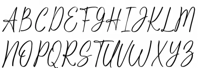 White Dahlia フォント 大文字