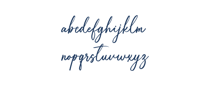 White Dahlia Lowercase