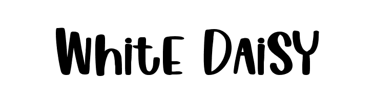 White Daisy  Free Fonts Download