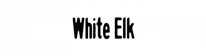 White Elk  font caratteri gratis