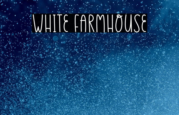 White Farmhouse Example 2