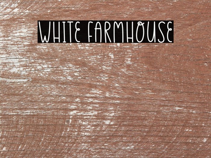 White Farmhouse Example 3