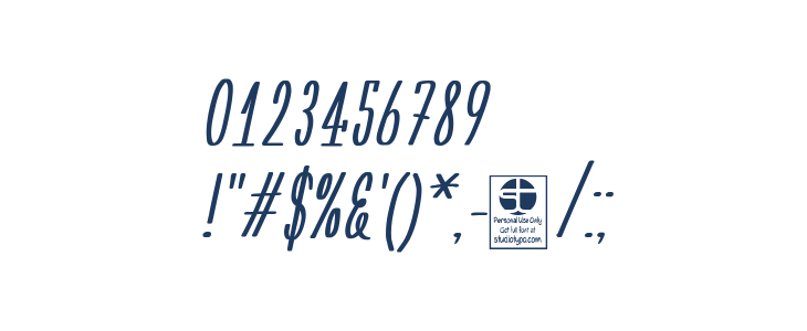 White Festive Bold Italic Demo Other Characters