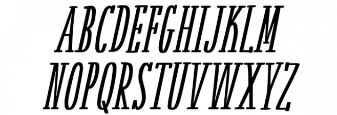 White Festive Bold Italic Demo 字体 大写