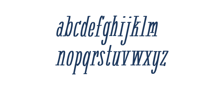 White Festive Bold Italic Demo Lowercase