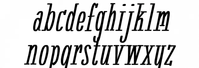 White Festive Bold Italic Demo 字体 小写