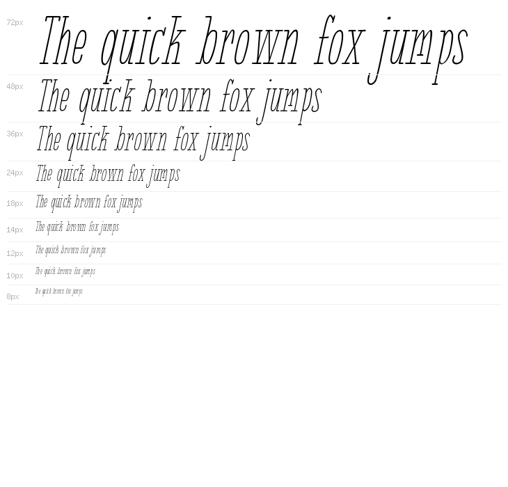 White Festive Italic Demo Waterfall