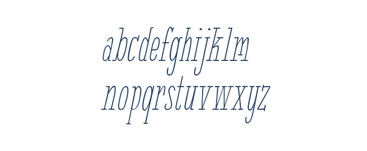 White Festive Italic Demo Lowercase