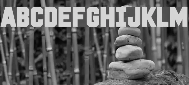 White Flame Font examples