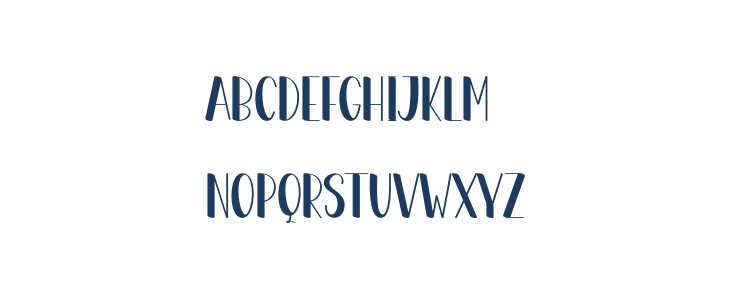 White Flower Uppercase