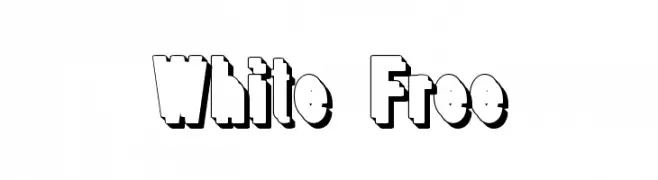 White Free  Fuentes Gratis Descargar