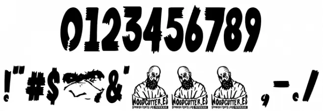 White Gorilla Schriftart Anderer Schreiben