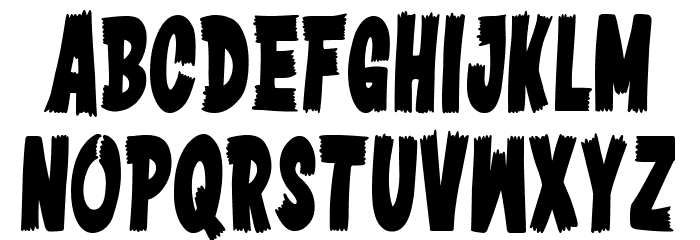 White Gorilla Font UPPERCASE