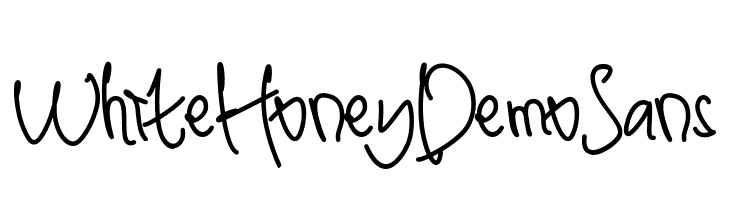 White Honey Demo Sans  Fuentes Gratis Descargar