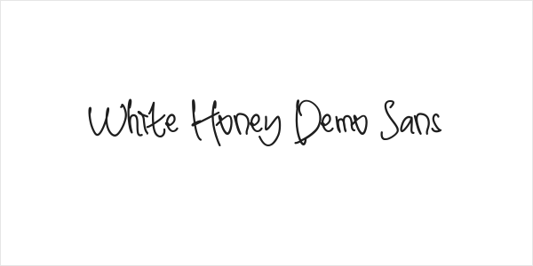 White Honey Demo Sans Logo