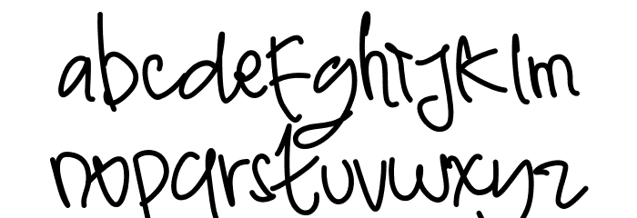 White Honey Demo Sans Font LOWERCASE