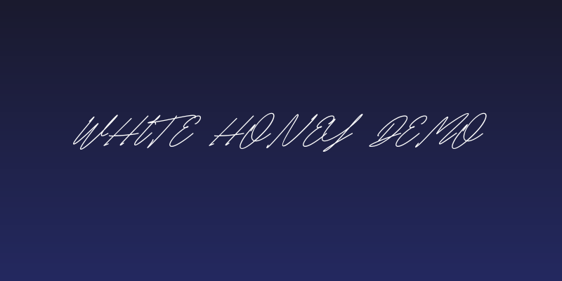 White Honey Demo Social Header