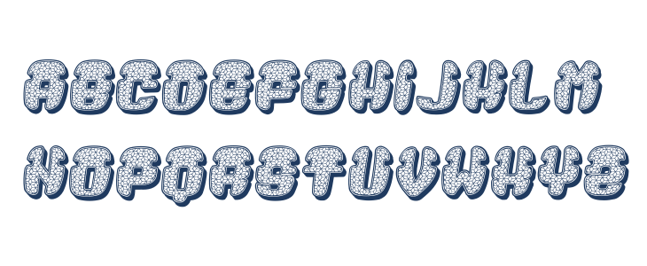 White Italic Lowercase