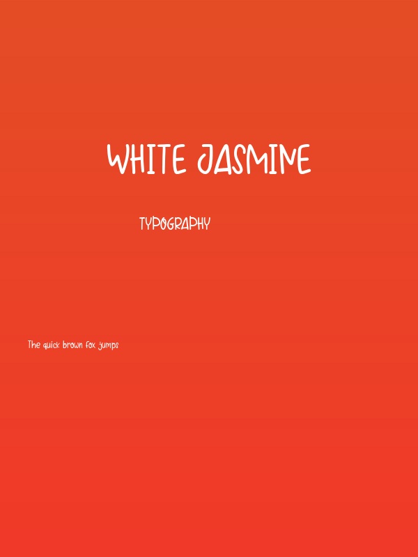 White Jasmine Poster