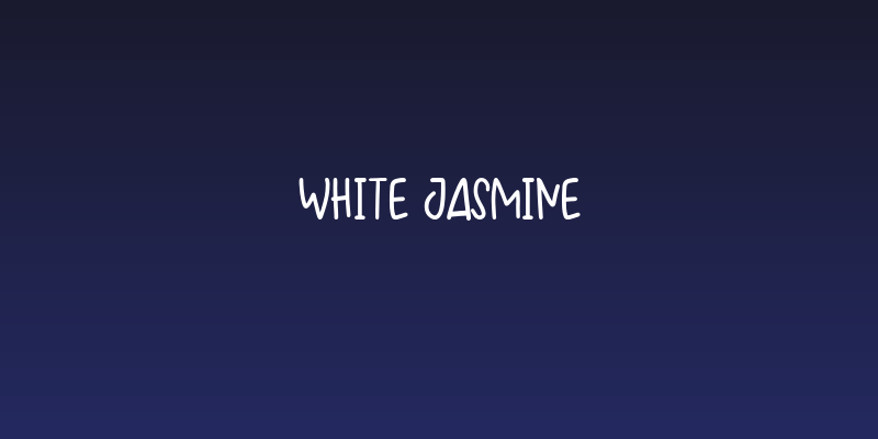 White Jasmine Social Header