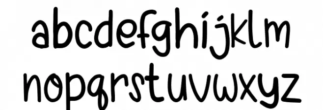 White Jasmine Caratteri MINUSCOLO