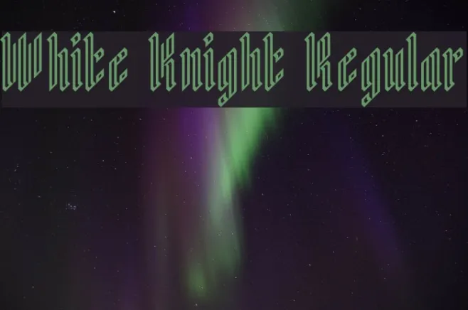 White Knight Regular Example 2