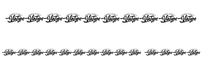 White Letters Demo Font OTHER CHARS
