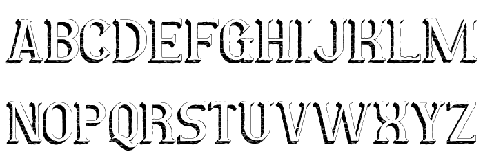 White Letters Demo Font LOWERCASE