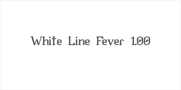 White Line Fever 1.00 Logo