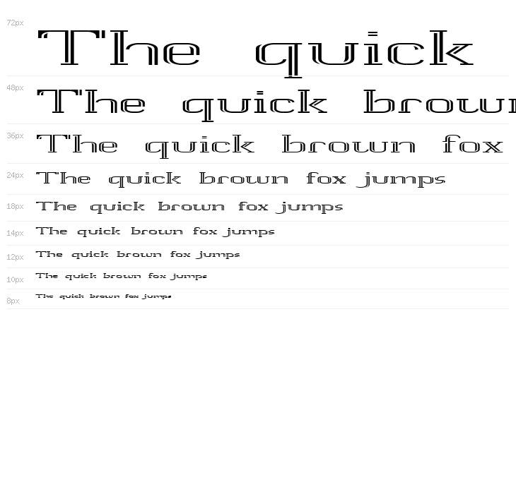 White Line Rolled Waterfall