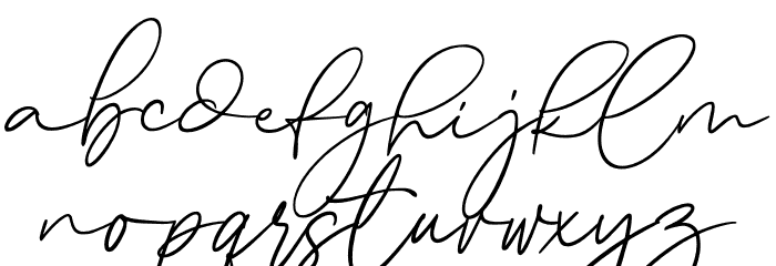 White Lotus PERSONAL USE ONLY Regular Font LOWERCASE