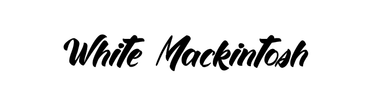 White Mackintosh  नि: शुल्क फ़ॉन्ट्स डाउनलोड
