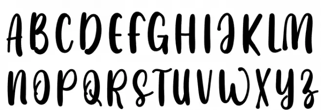 White Milk Font Litere mari