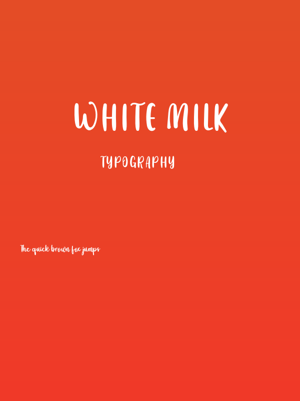 White Milk Poster