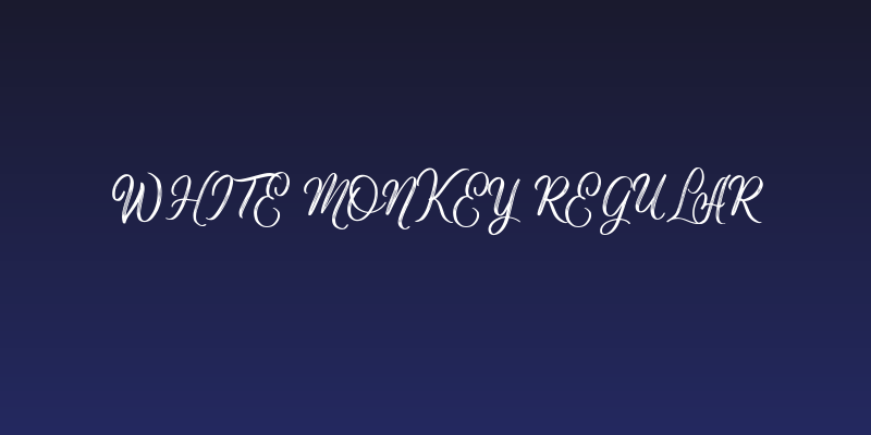 White Monkey Regular Social Header