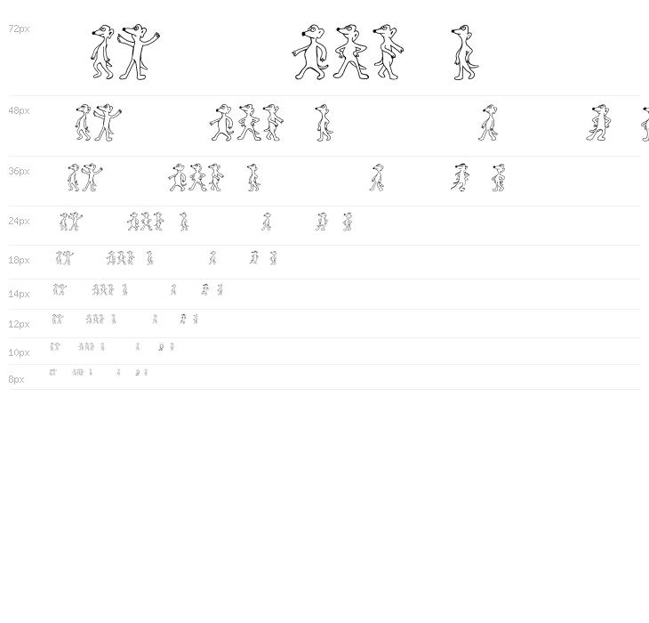 White Mouse Regular Waterfall