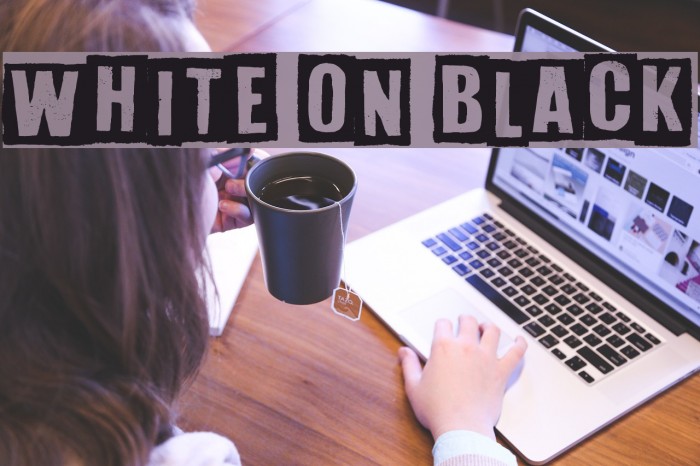 White On Black Example 3