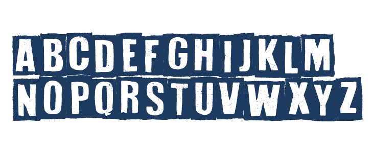 White On Black Lowercase