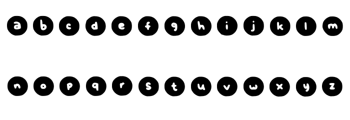 White Pearls Regular Font LOWERCASE