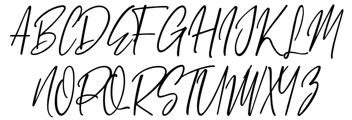 White Pen Шрифта ВЕРХНИЙ