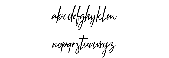 White Pen Шрифта строчной