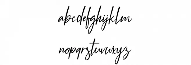 White Pen フォント 小文字