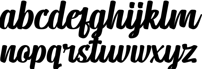 White Pigeon Personal Use Font LOWERCASE