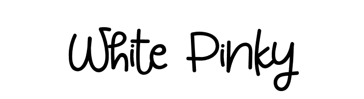 White Pinky  Frei Schriftart Herunterladen