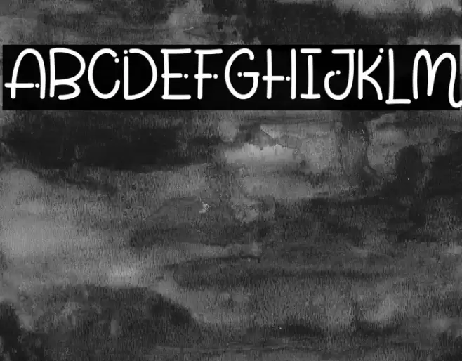 White Pinky Font examples