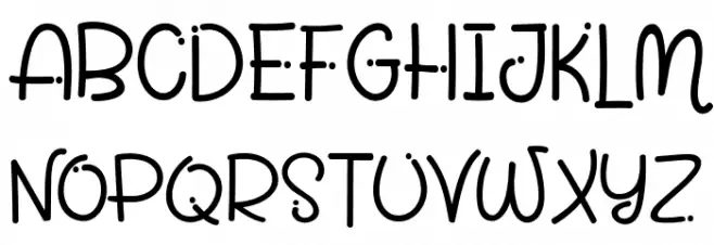 White Pinky フォント 大文字