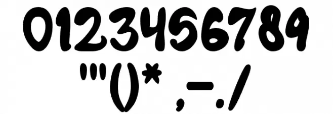 White Qwarto Font OTHER CHARS