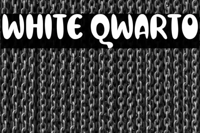 White Qwarto Font examples