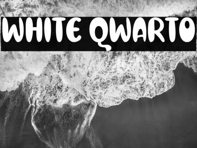White Qwarto Font examples