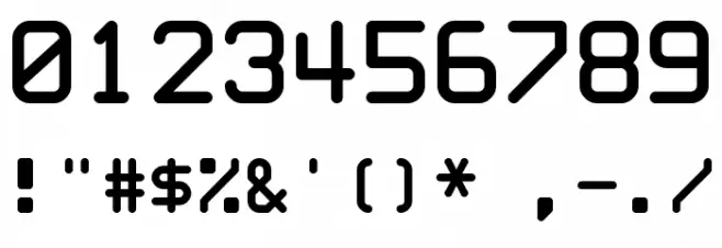 White Rabbit Font OTHER CHARS